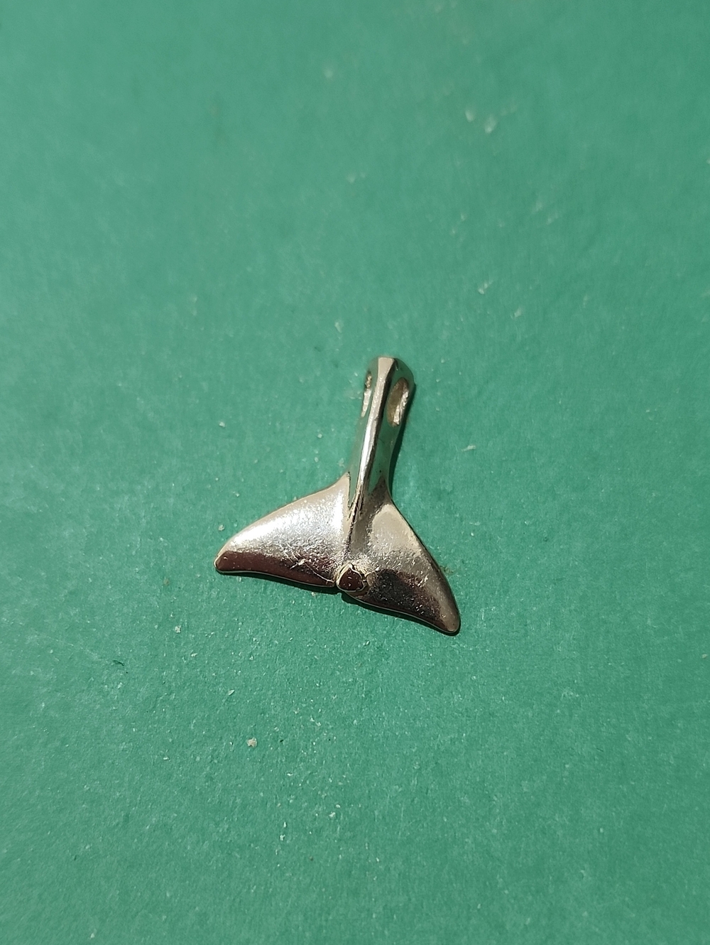 Sterling Silver Whale Tail Fluke Pendant